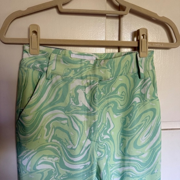 House Of Sunny Paradise Party Flare Leg Pants Green Size 2 - Picture 3 of 16